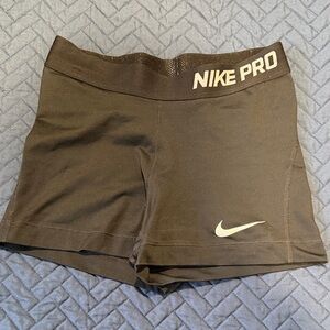 Nike Pro Women's Black Athletic Shorts